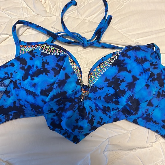 VS PINK FLOUNCE PUSH-UP BIKINI TOP - Picture 6 of 6